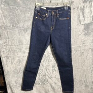 Gap true skinny high rise jeans‎ 2p petite Classic Blue Women's Jeans waist 26